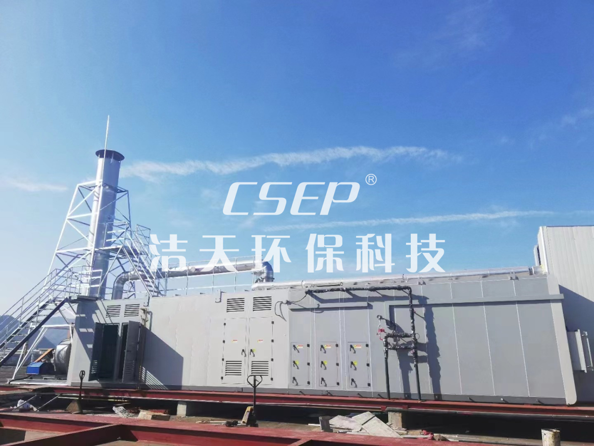 噴涂企業(yè)噴淋吸收+轉(zhuǎn)輪分子篩吸附濃縮+CO